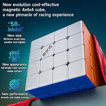 Amazon.com: LiangCuber QY Toys M Pro 4x4 Magnetic Speed Cube